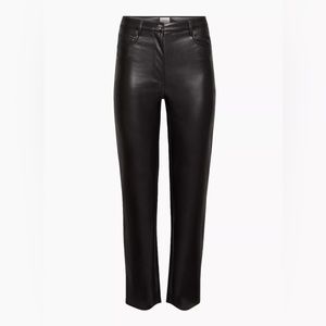 Aritizia Melina Faux Leather Pant (Wilfred). Size 2